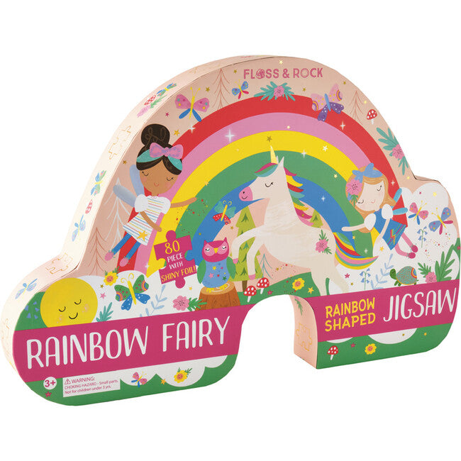 80pc Rainbow Fairy Jigsaw Puzzle