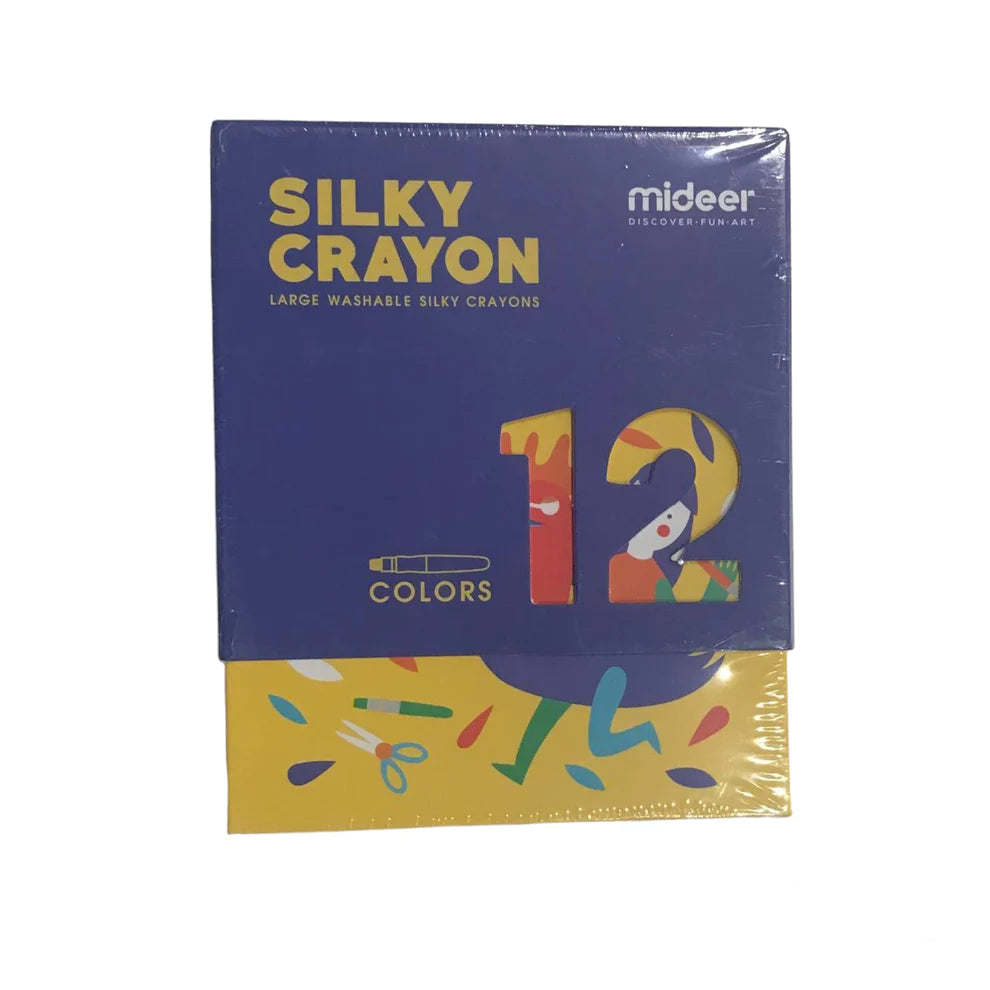 Silky Gel Crayons Jumbo 12 Color