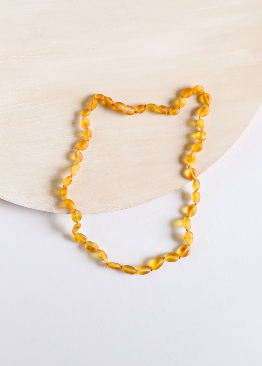Raw Honey Classic Amber Baby Necklace