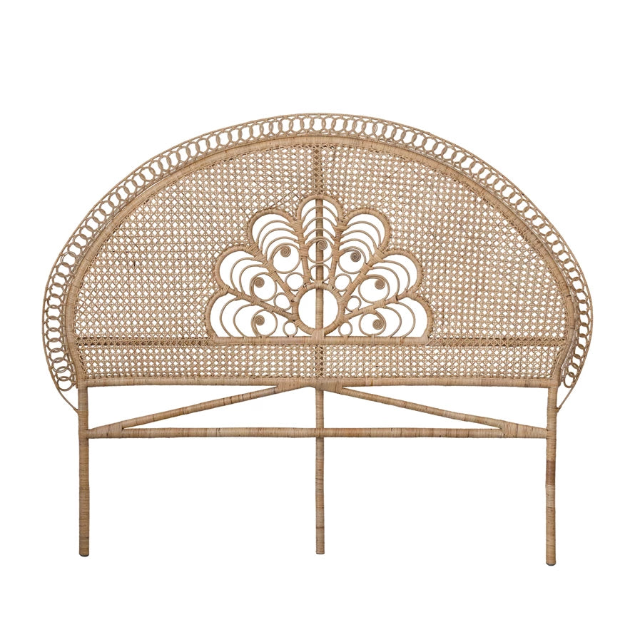 Rattan Queen Headboard PICKUP ONLY Hoity Toity