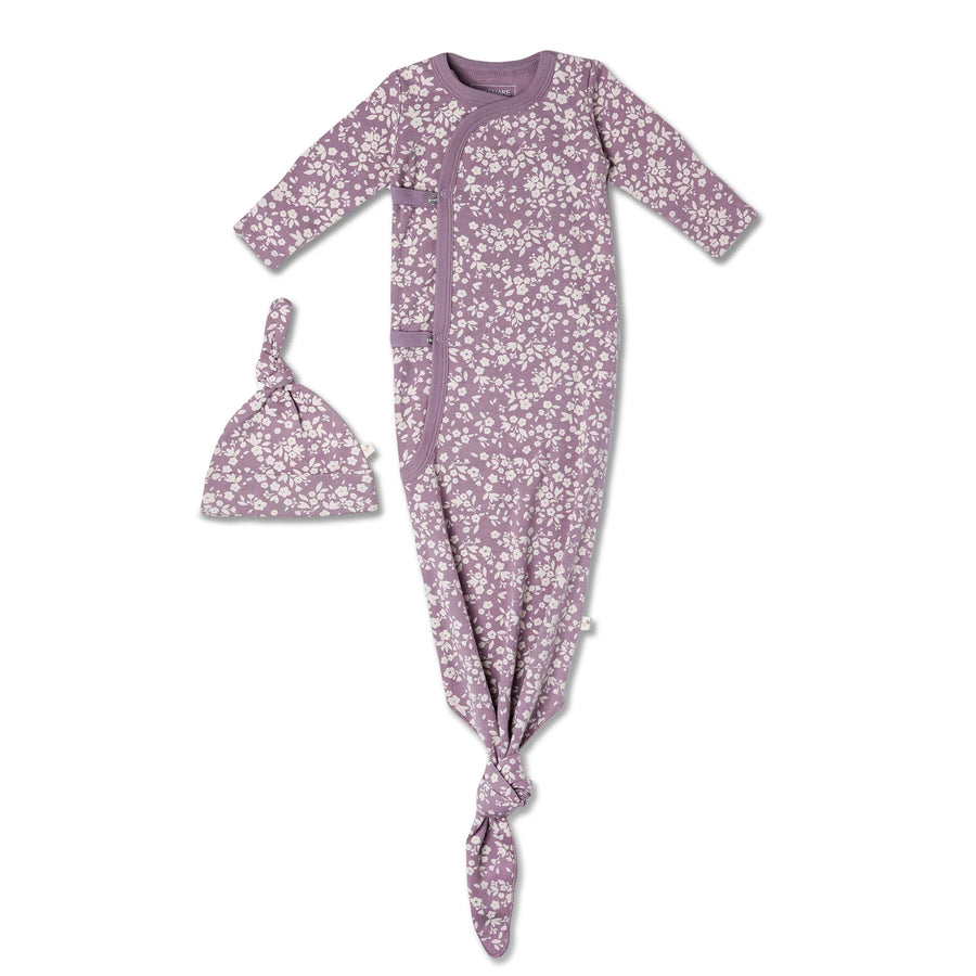 Organic Kimono Knotted Sleep Gown