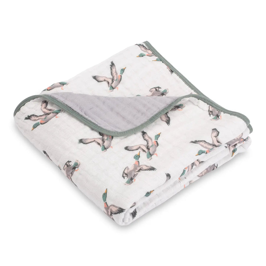 Quackin' Up Baby Muslin Blanket