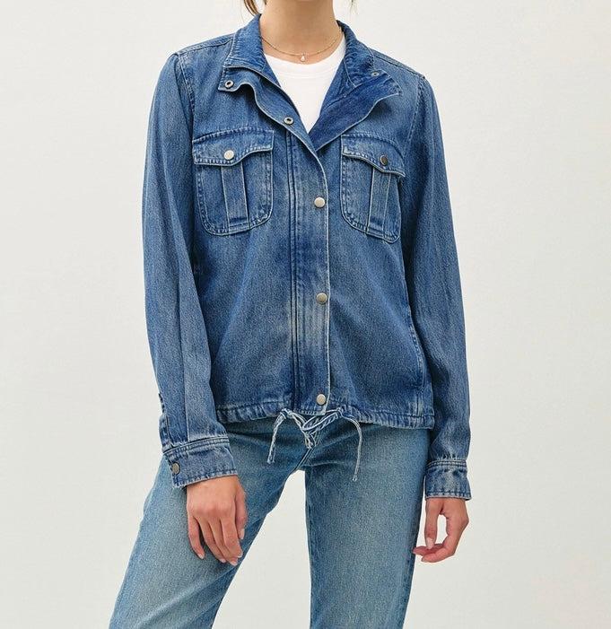 Denim Tencil Utility Jacket