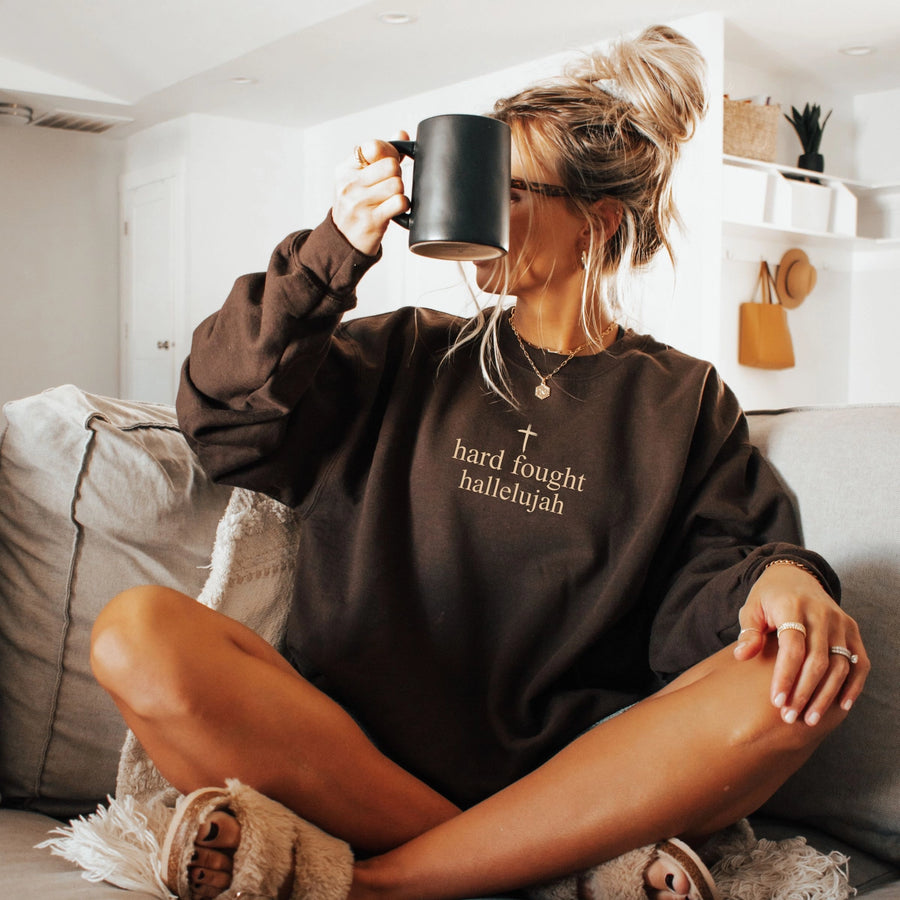 Hard Fought Hallelujah Crewneck