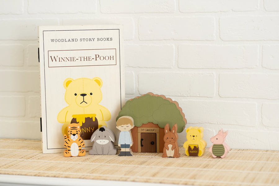 Winnie The Pooh Wood Storybook Set