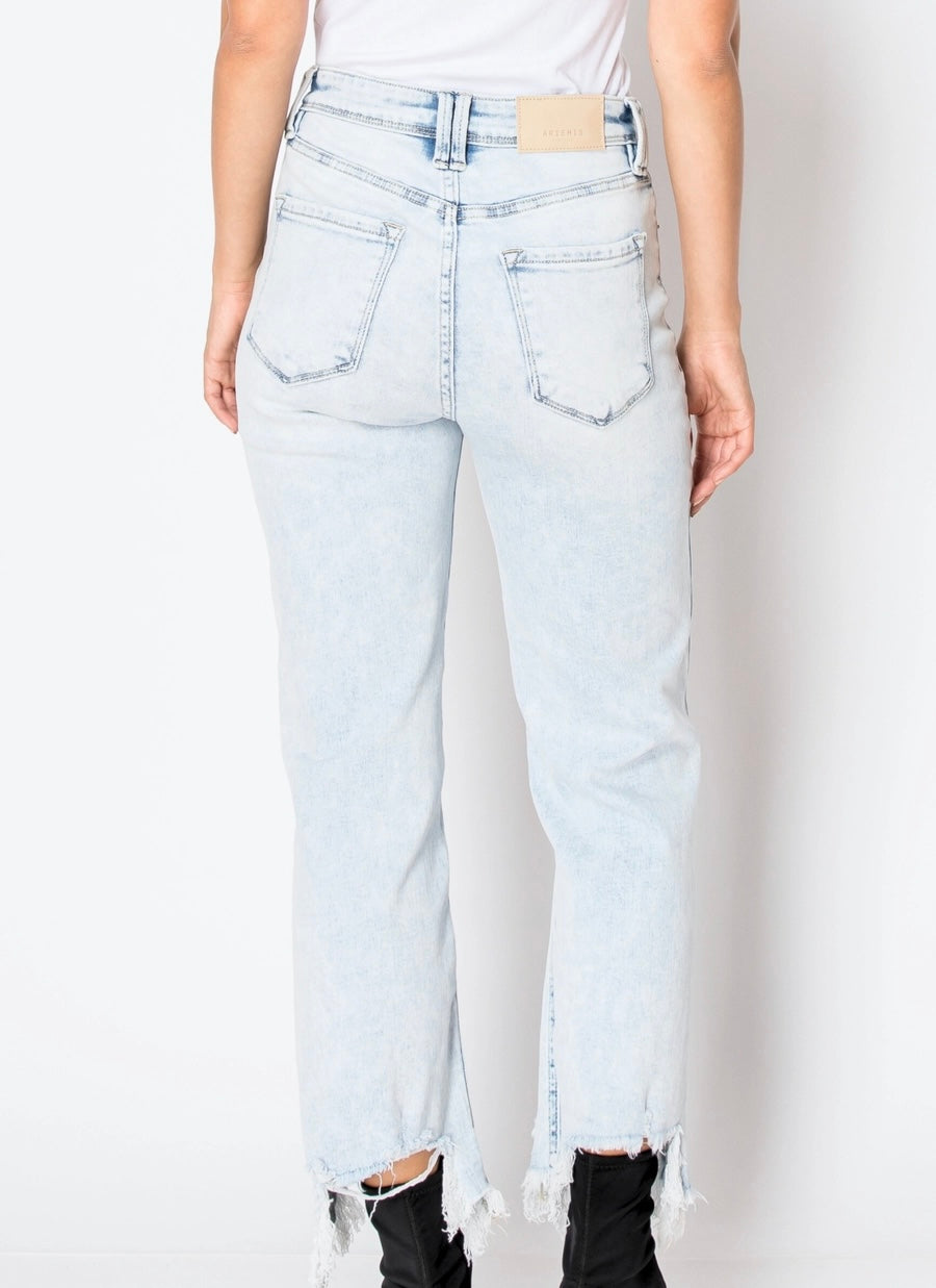 Tummy Control Light Wash High Rise Jeans