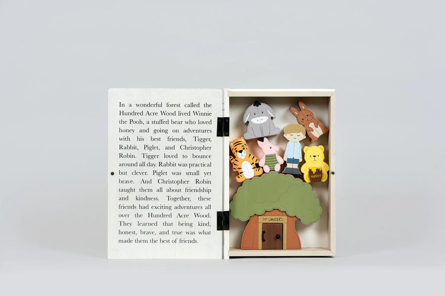 Winnie The Pooh Wood Storybook Set