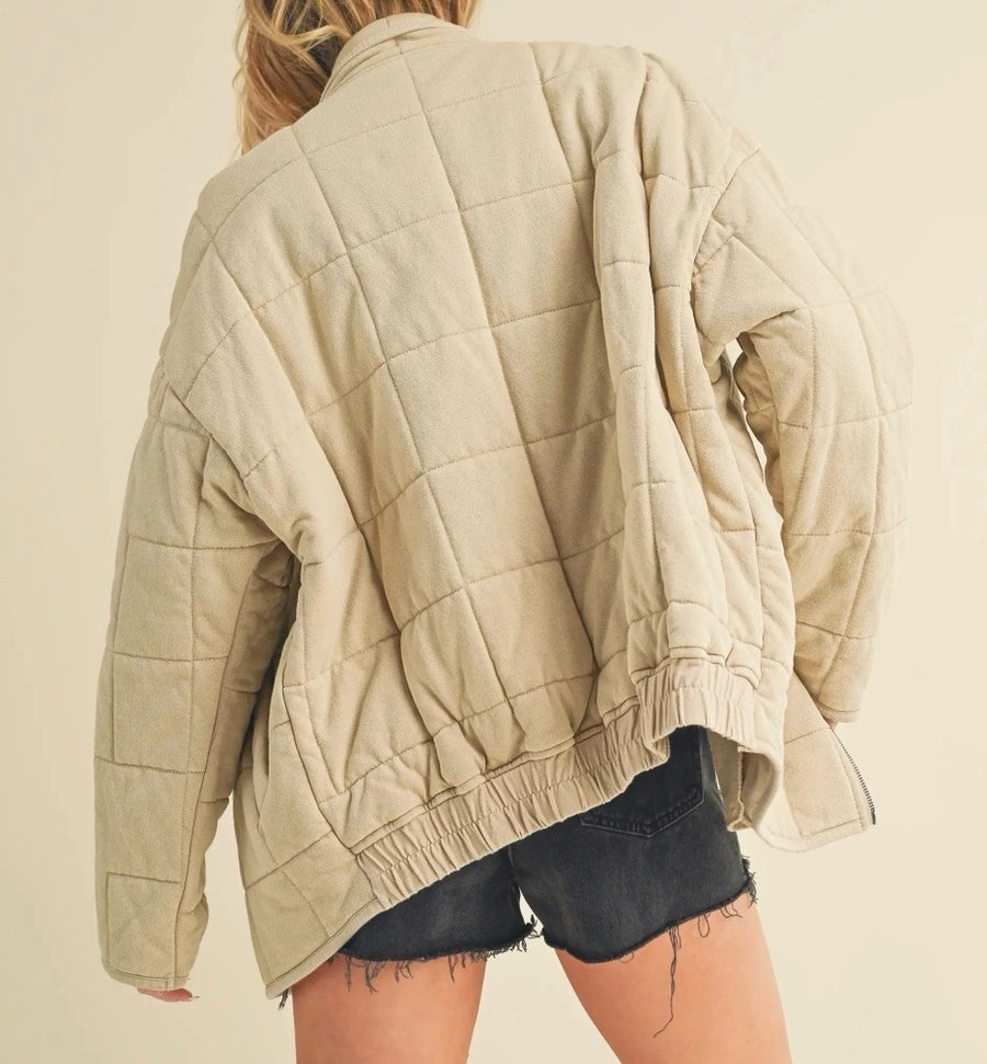 Dixie Quilted Jacket - Bone