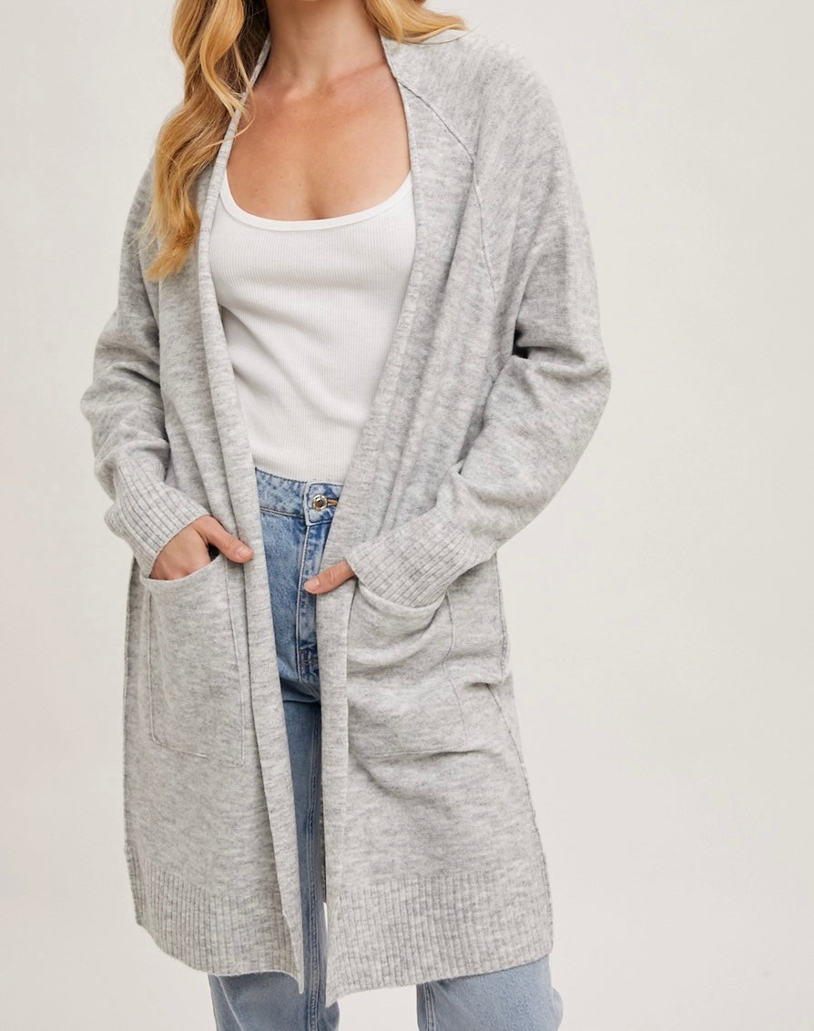 Grey Lightweight cardigan