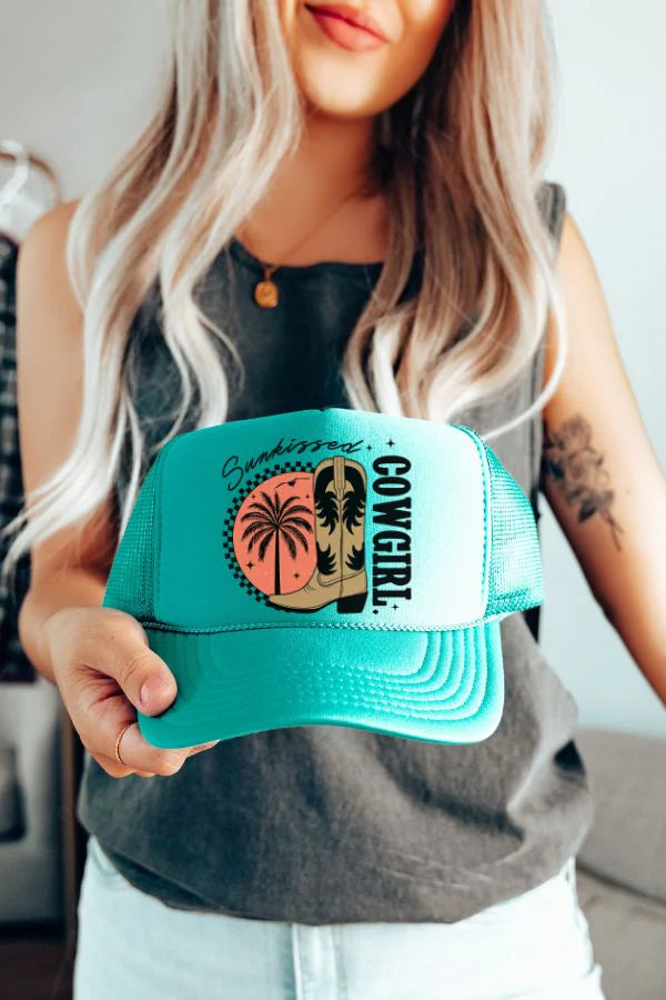 Sunkissed Cowgirl Western Trucker Hat