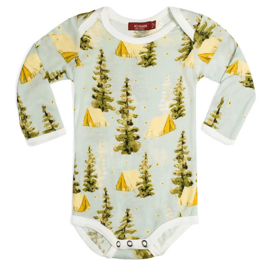 Camping Bamboo Long Sleeve One Piece