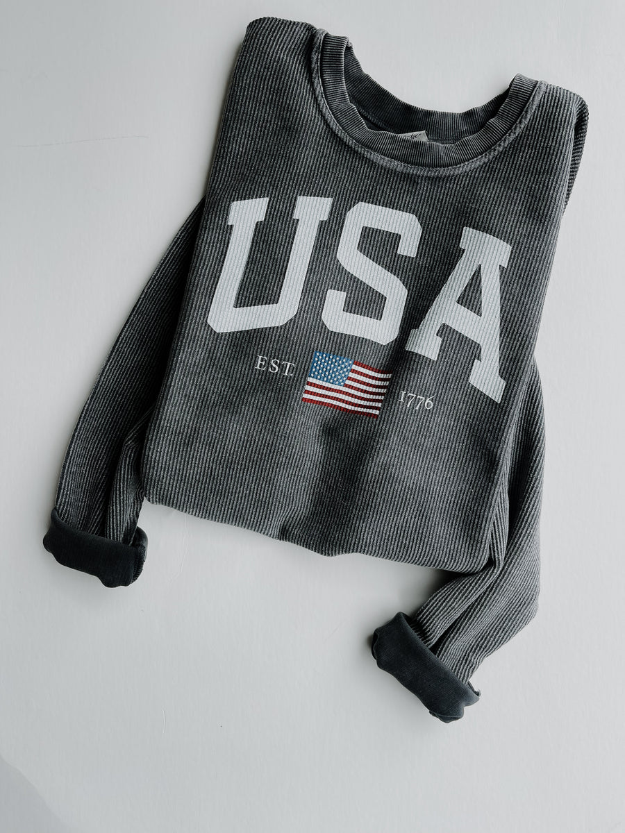USA EST. 1776 Thermal Pullover