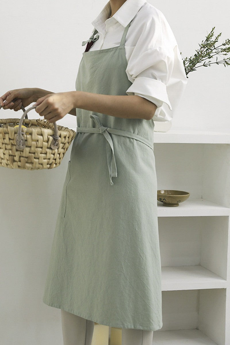 Cotton & Linen Long Apron