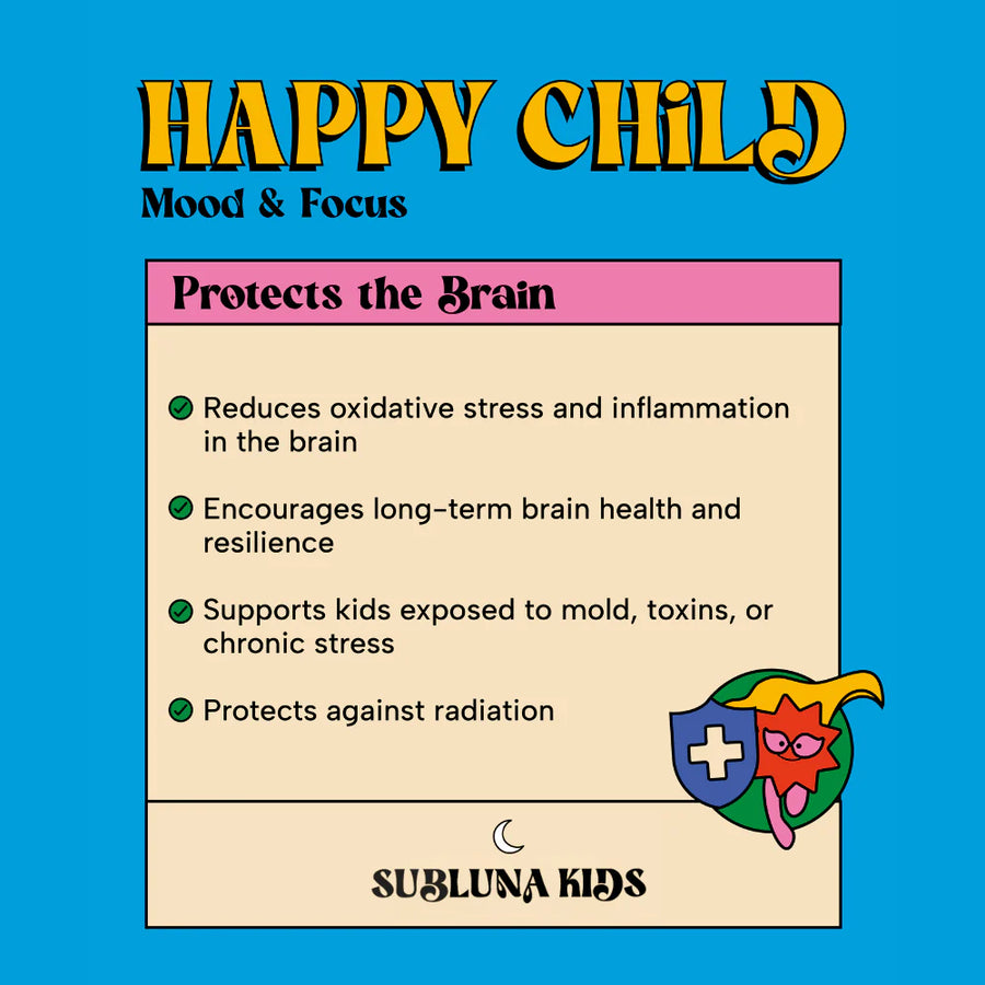 Happy Child: Mood & Brain Gummy - Piña Colada Flavor