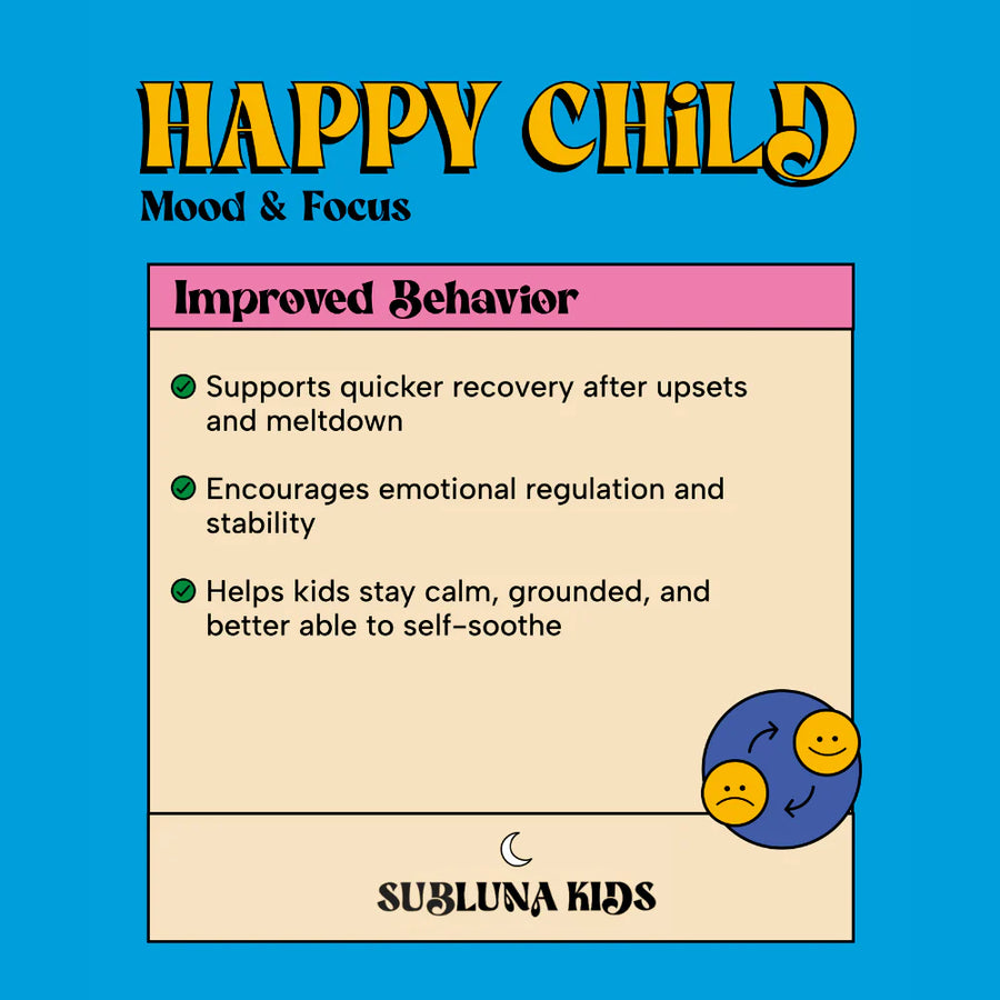 Happy Child: Mood & Brain Gummy - Piña Colada Flavor
