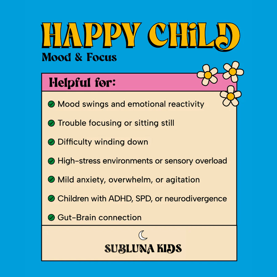 Happy Child: Mood & Brain Gummy - Piña Colada Flavor