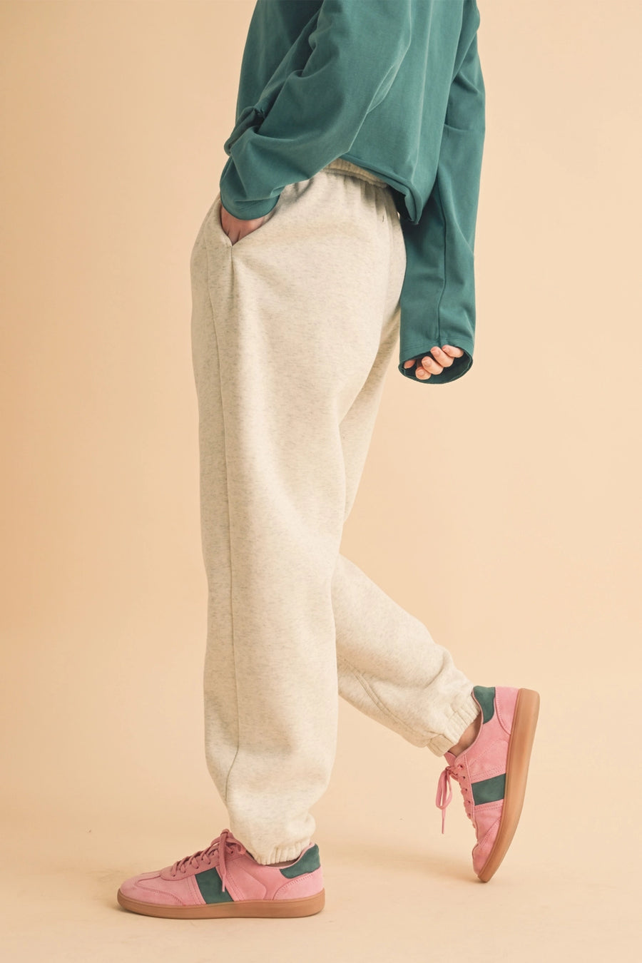 Rani Heathered Joggers