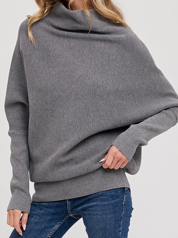 Slouch Neck Dolman Pullover