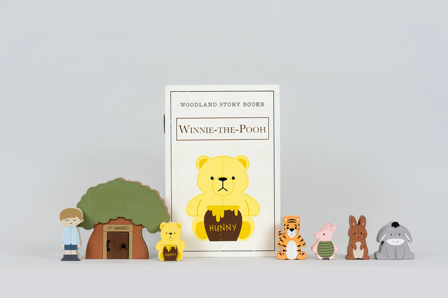 Winnie The Pooh Wood Storybook Set