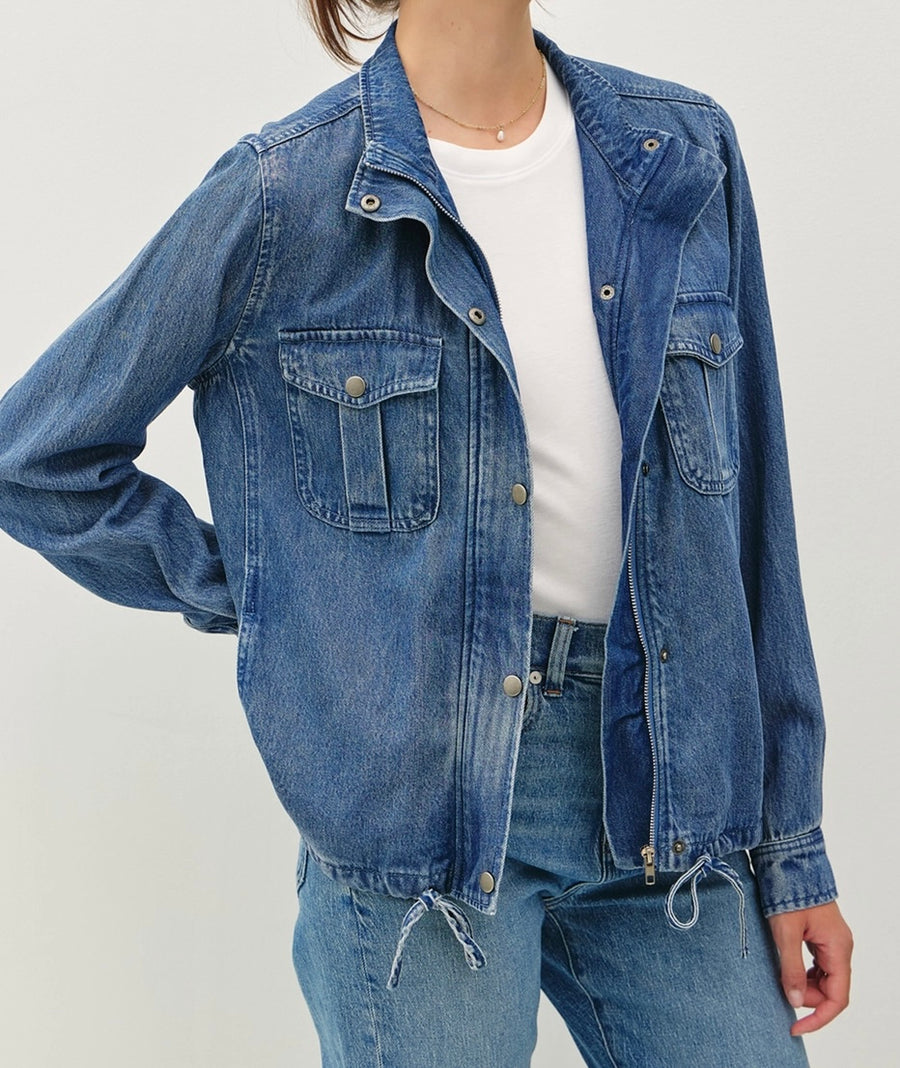 Denim Tencil Utility Jacket