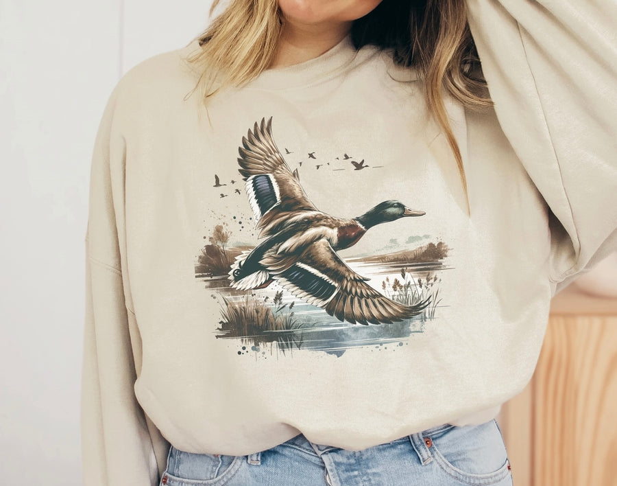 Vintage Mallard Wilderness Crewneck