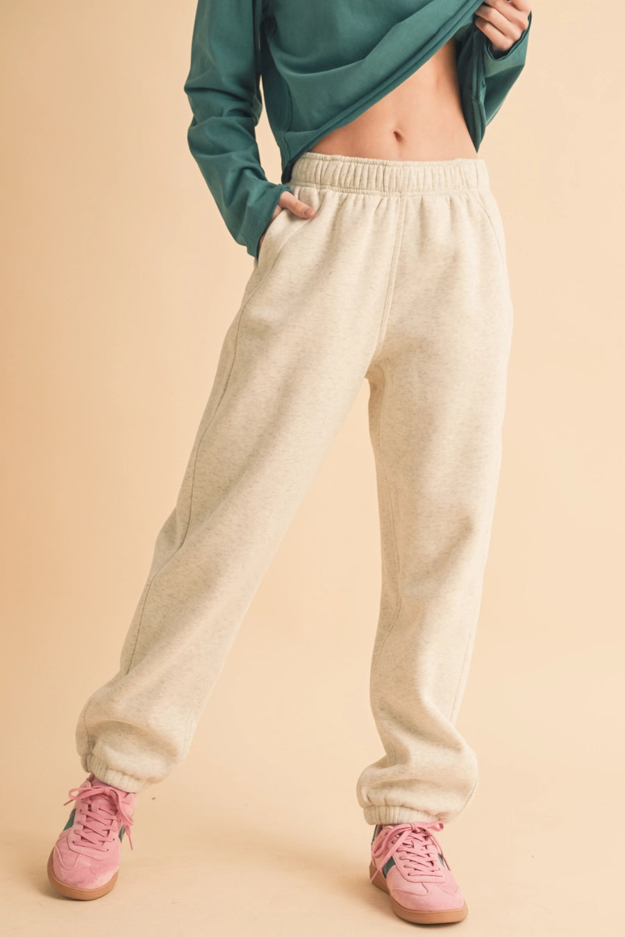 Rani Heathered Joggers