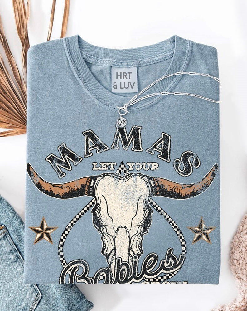 Mamas Babies Washed Graphic Tee