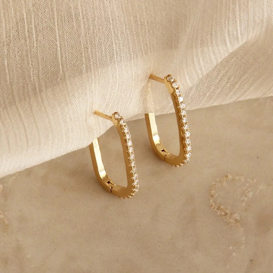Elena Hoops - Gold