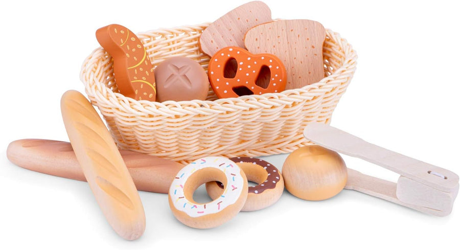 Wooden Bread Basket Set