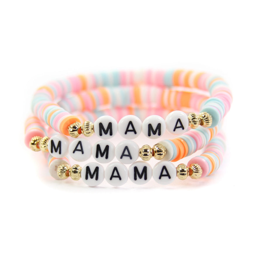 Heishi Mama Bracelet - Spring Colors