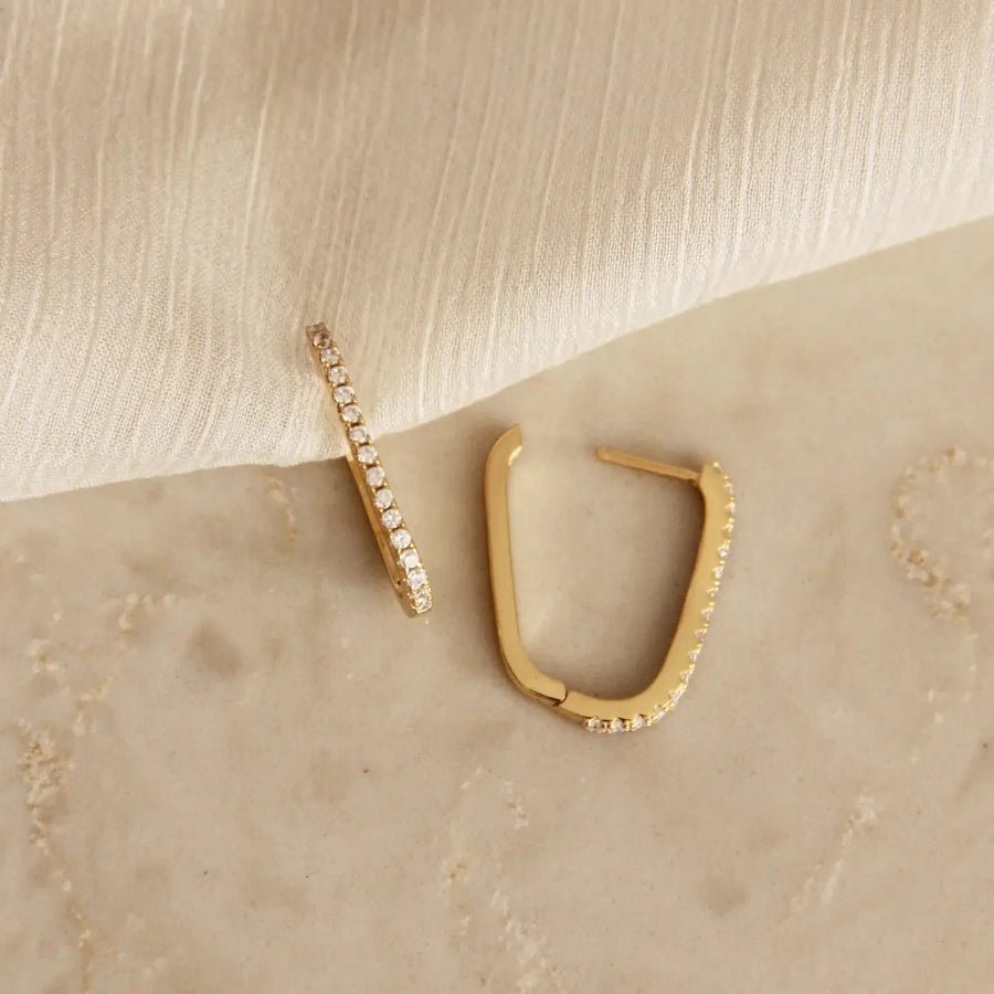 Elena Hoops - Gold