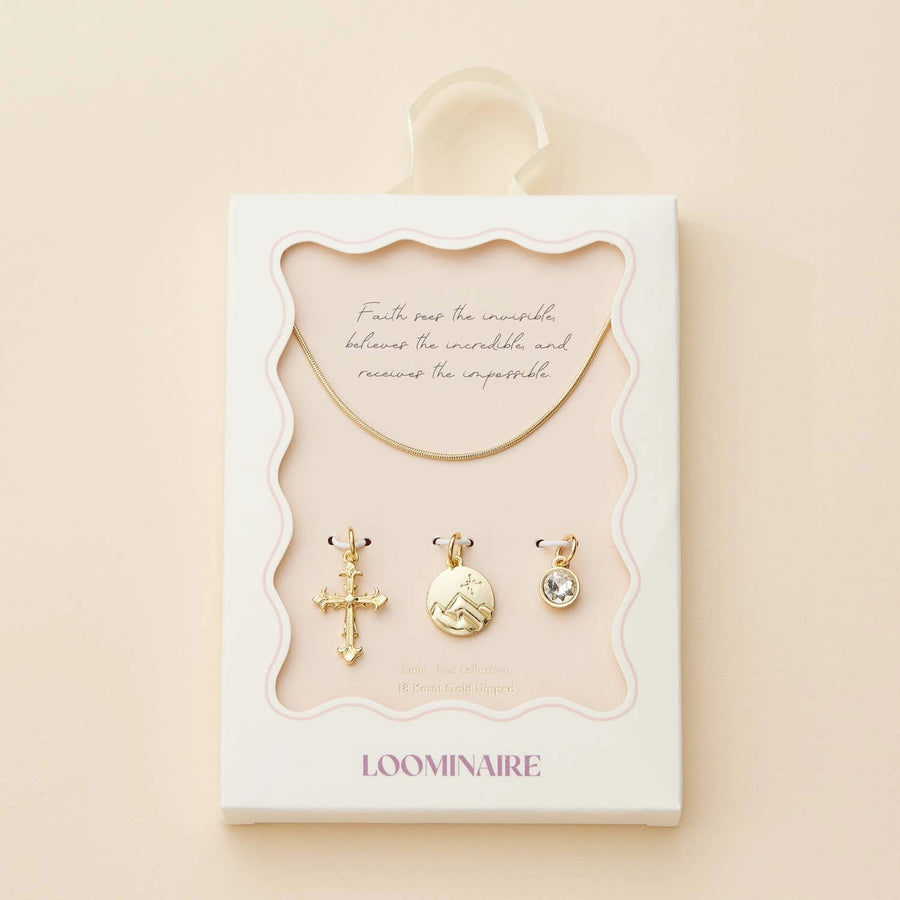 Faith & Adventure Charm Necklace