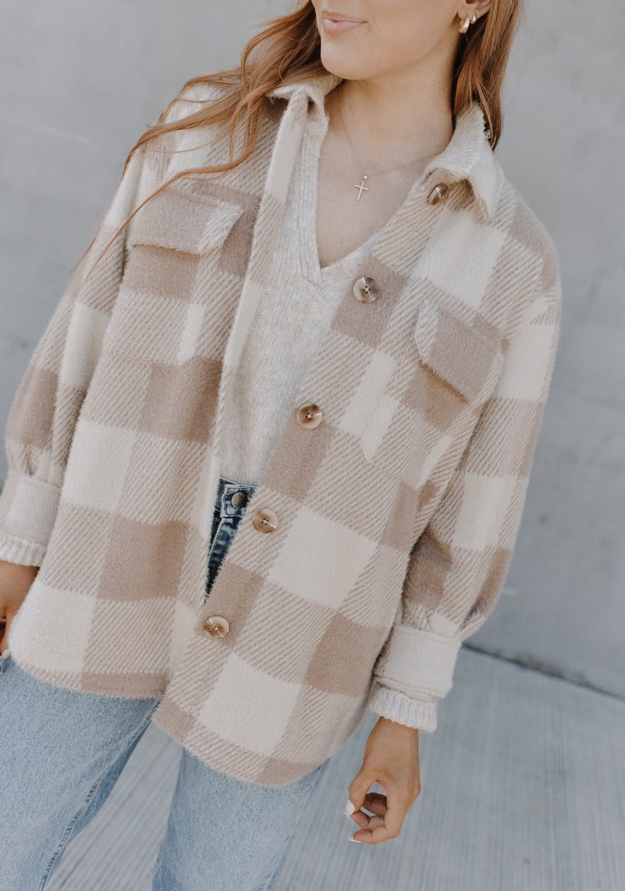 Tucker Jacket - Tan Buffalo Check