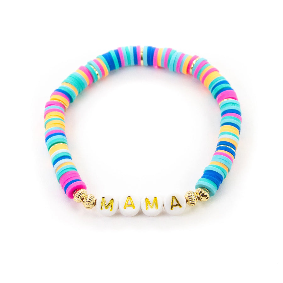 Heishi Mama Bracelet - Pinks, Blues, Orange