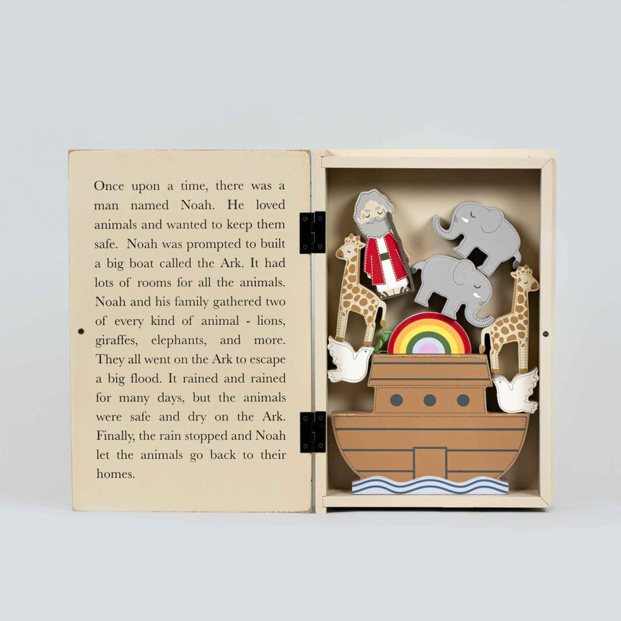 Noah’s Ark Wood Storybook Set