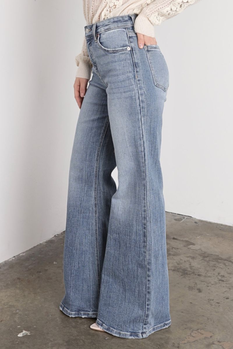 Tummy Control Palazzo Jeans