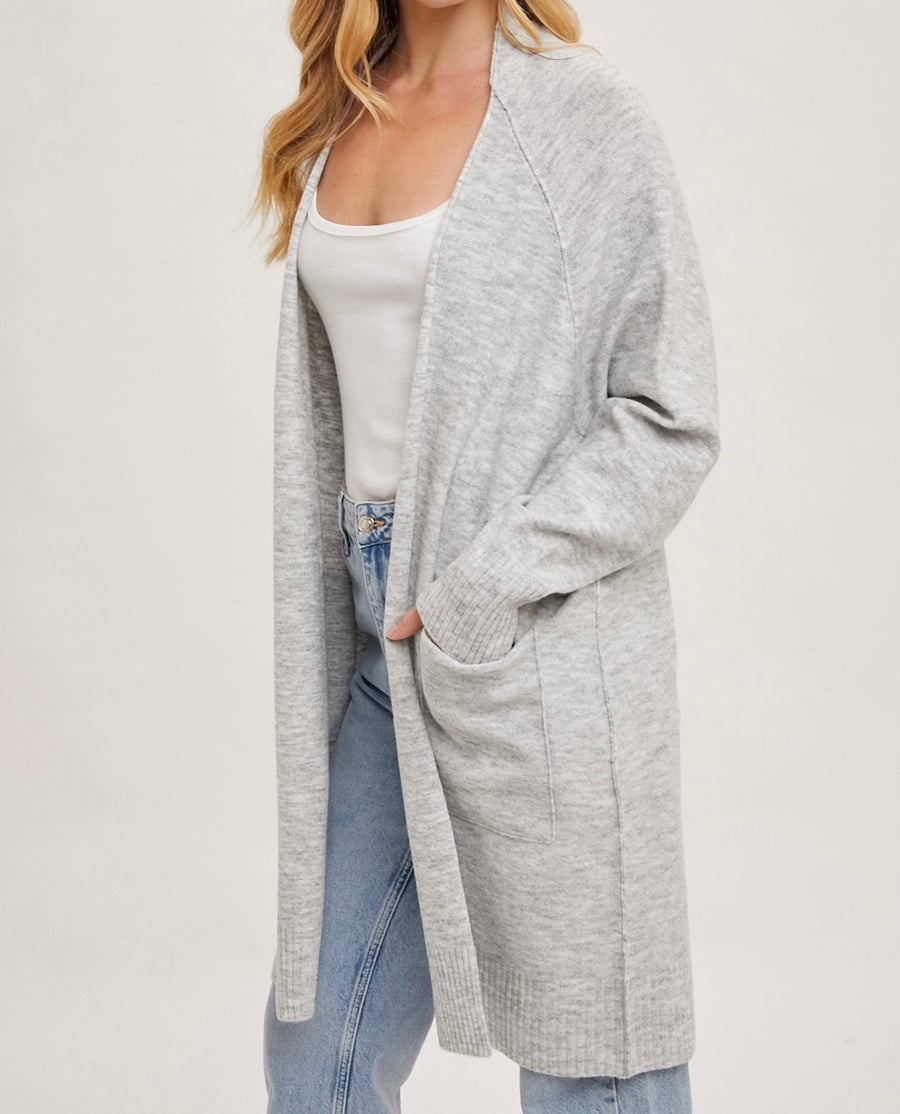 Grey Lightweight cardigan