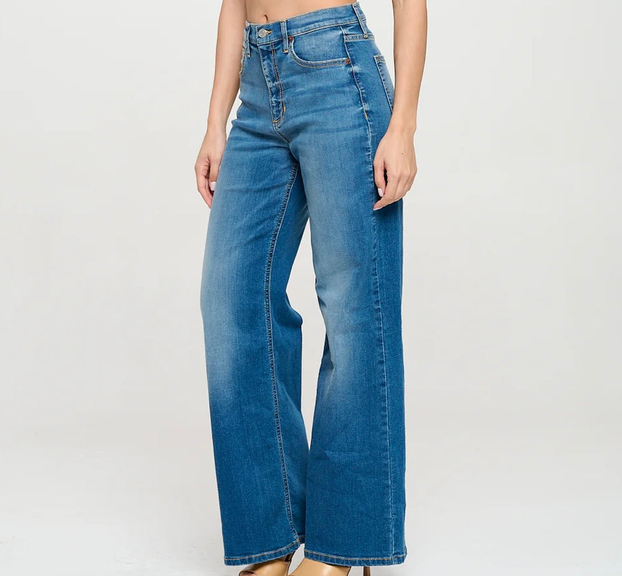 High Rise Wide Leg Jeans