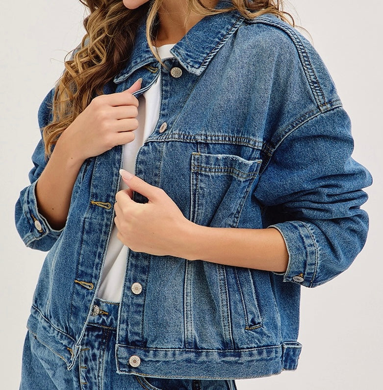 Medium Wash Denim Jacket