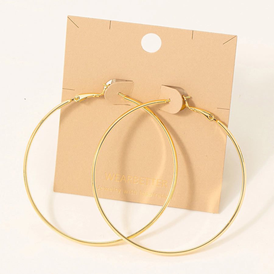 Gold Hoop Earrings