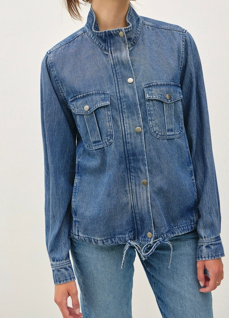 Denim Tencil Utility Jacket