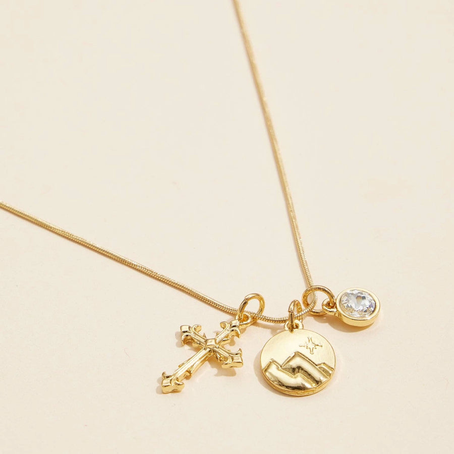 Faith & Adventure Charm Necklace