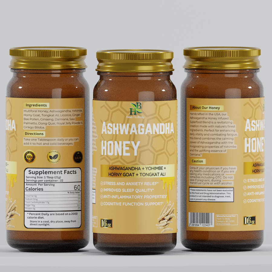 Ashwagandha Honey 16oz