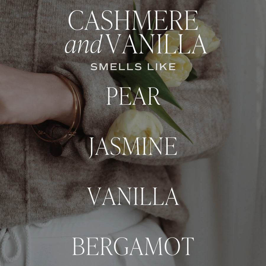 Cashmere & Vanilla 4oz Sandstone Reed Diffuser Jar