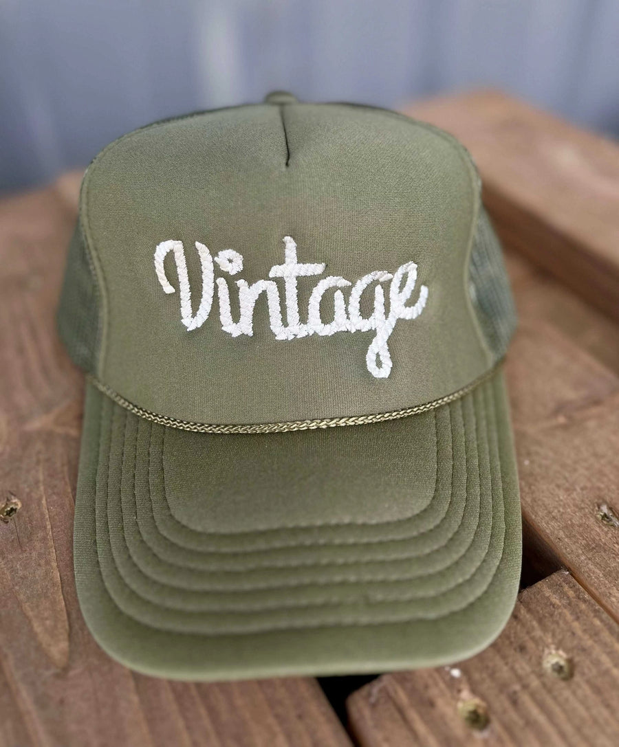 Vintage Rope Embroidered Hat