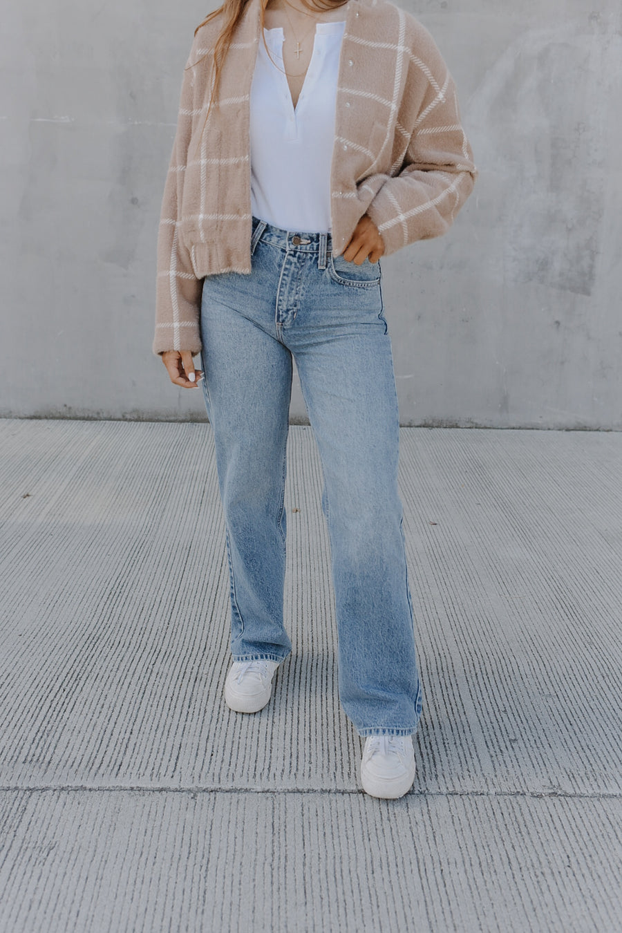 Relaxed Straight Leg Jeans