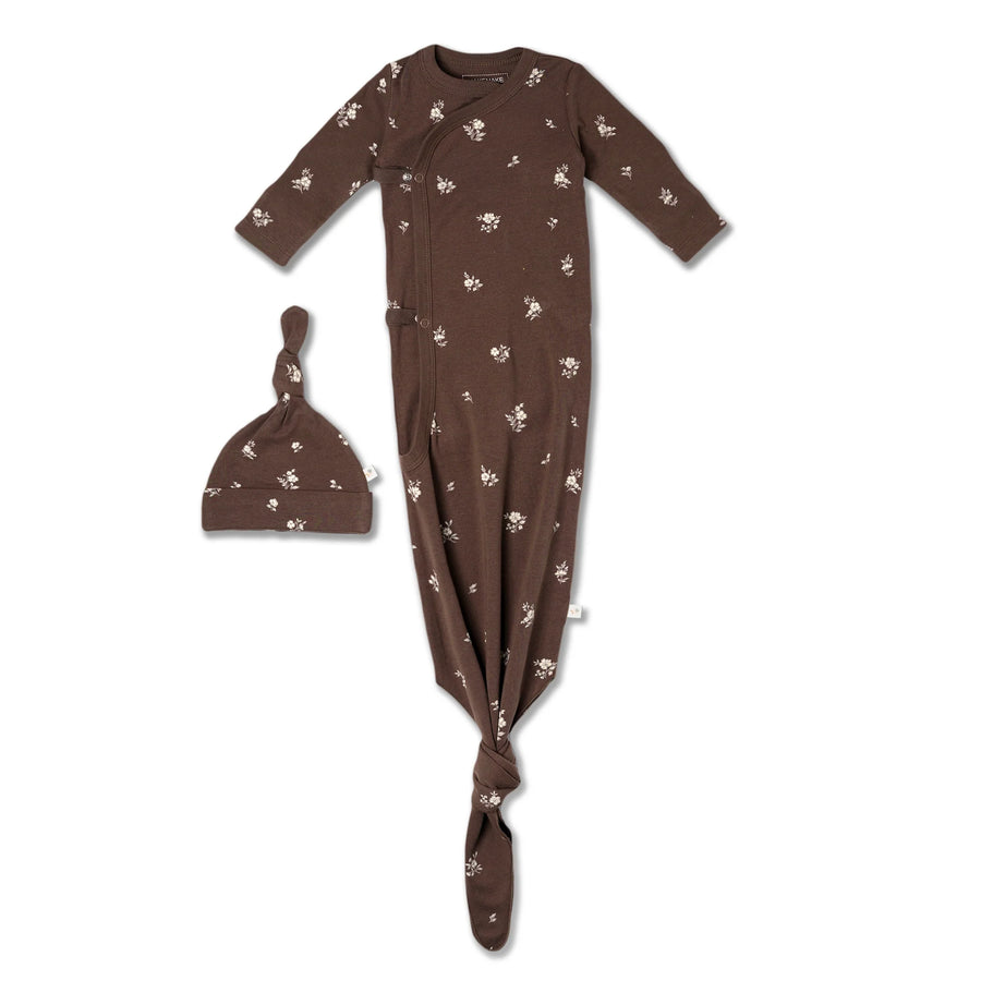 Organic Kimono Knotted Sleep Gown