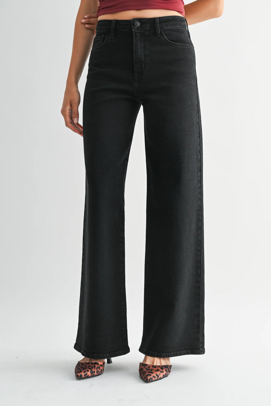 The Stretchy Wide Leg Jean