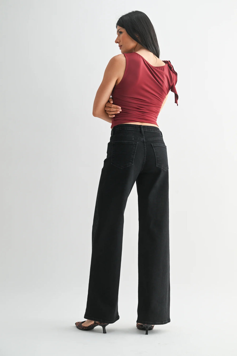 The Stretchy Wide Leg Jean