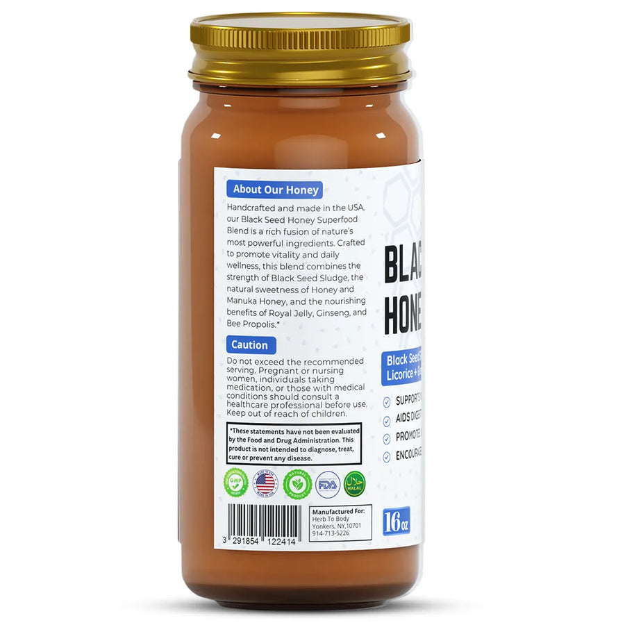 Black Seed Honey 16oz